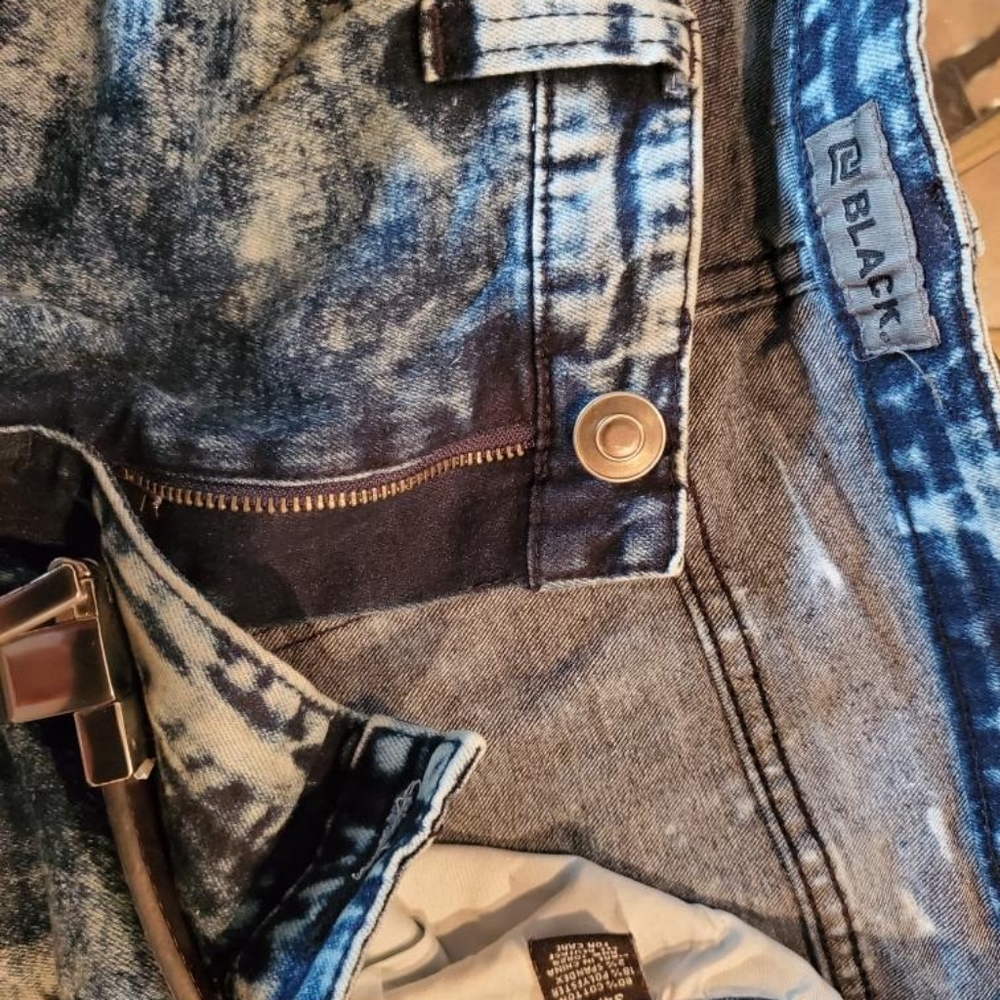 Men's Black Jeans & Belt